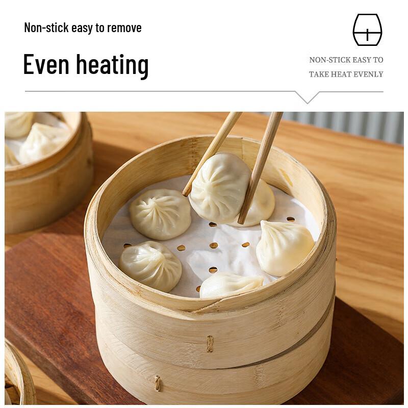MEIJINJIA Disposable Round Steamer Liners