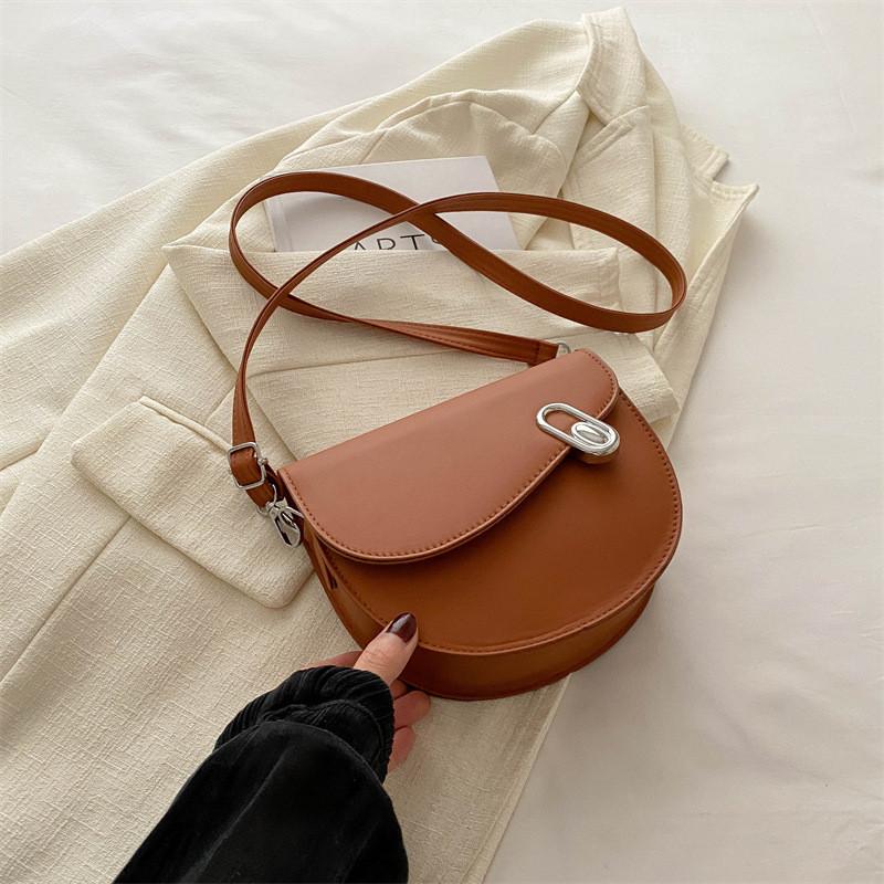 Trendy Fashionable Saddle Bag For Women Versatile Casual Crossbody Handbag Essential