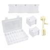 Floss Bobbin with Bobbin Winder, Cross Stitch Organizer Box Thread Cards for Winding Sewing Storage