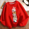 Children's Fashion Sweatshirts, Loose Long-sleeved Sweatshirts for Boys and Girls in Spring and Autumn