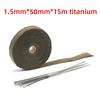 5cm*5M/10M/15M Fascia Termica Scarico Moto Marmitta Nastro Termico Sistemi di Isolamento Scudo Termico con Fascette in Acciaio Inossidabile Accessori Moto