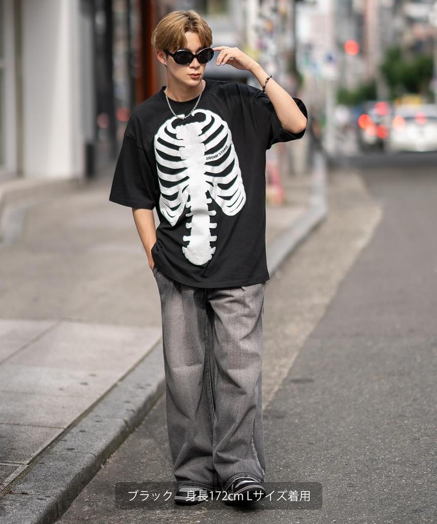 [IMPROVES] [SIDEWAYSTANCE] Foam Bone Short Sleeve T-Shirt