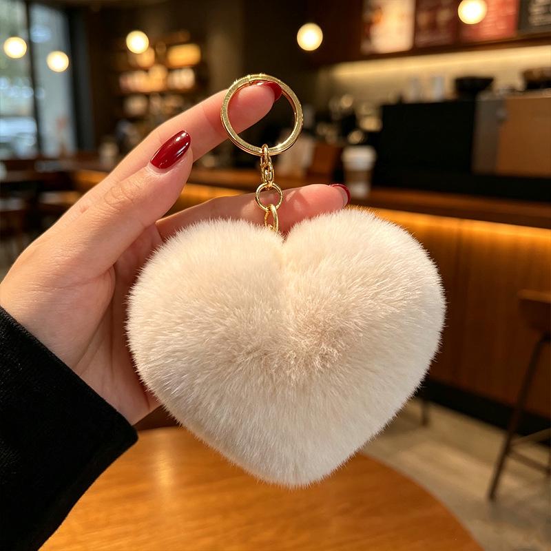Year of the Sheep Lamb Keychain: Cute Plush Pendant for Students' Bags