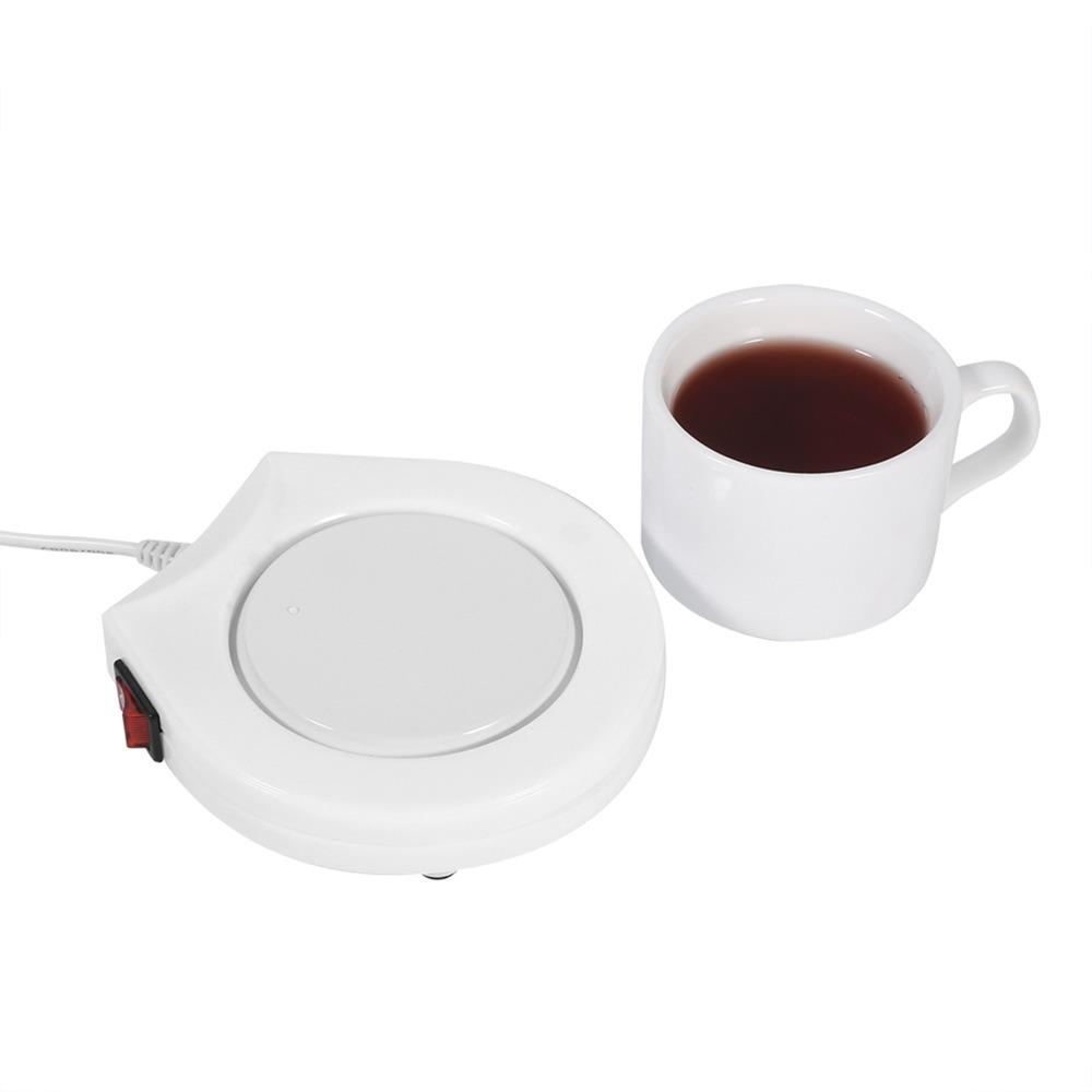 US Standard Plug Mug Warmer Uniform Heating Plate Cup Heating Pad Tea Thermal Mat  Office