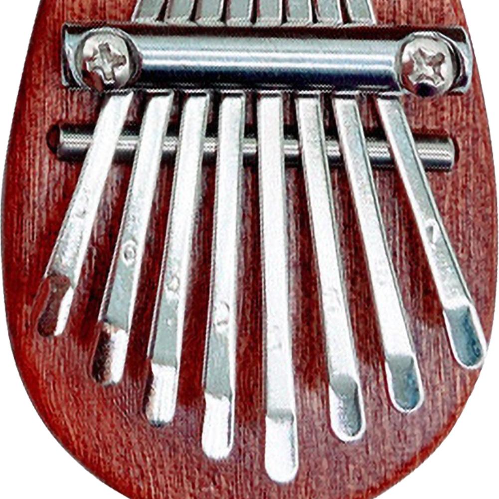 8 Keys Finger Piano Wooden Finger Thumb Piano with Lanyard Musical Instrument Gifts for Kids and Adults Beginners
