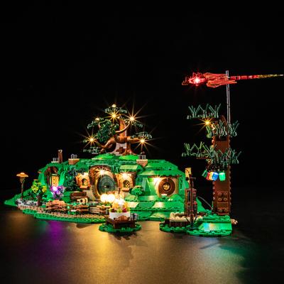 DIY LED Lighting Kit For LEGO 10354 The Lord of the Rings: The Shire Building Block Toy Decoration Adjustable Lighting Accessories
