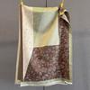 Autumn New Cashmere Tassel Scarf Women's Fashion Age-reducing Jacquard Scarf Warm and Thickened Large Shawl