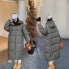 2025 Winter Down Cotton Coat Large Size Over Knee Long Cotton-padded Coat Women Fashionable Cotton-padded Coat