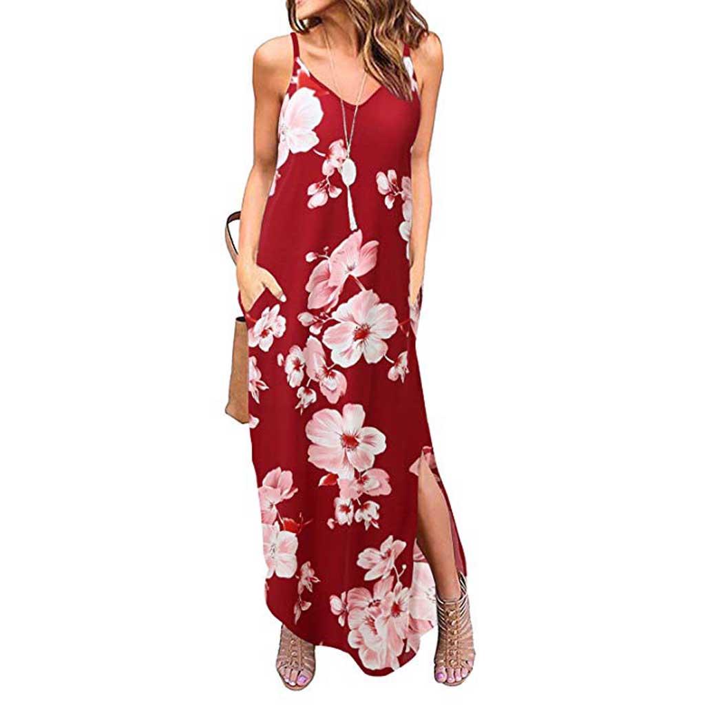 cami split maxi dress