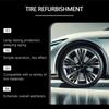 Tire Polishing Wax Shiny Black Restores Paste Gloss Enhances Tire Appearance Preventing Oxidative Cracking Aging Maintenance