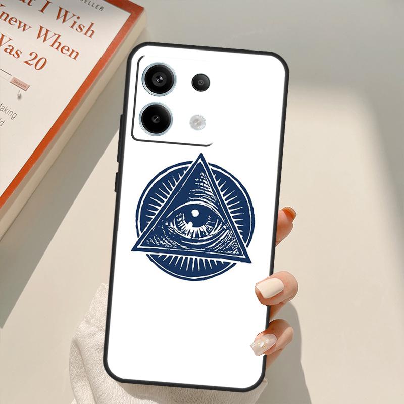 

Illuminati Eye Occult Pyramid Funda For Xiaomi Redmi Note 14 13 10 11 12 15 Pro Plus Case For Redmi 15 14C 12C 10C 13C 15C Redmi 10