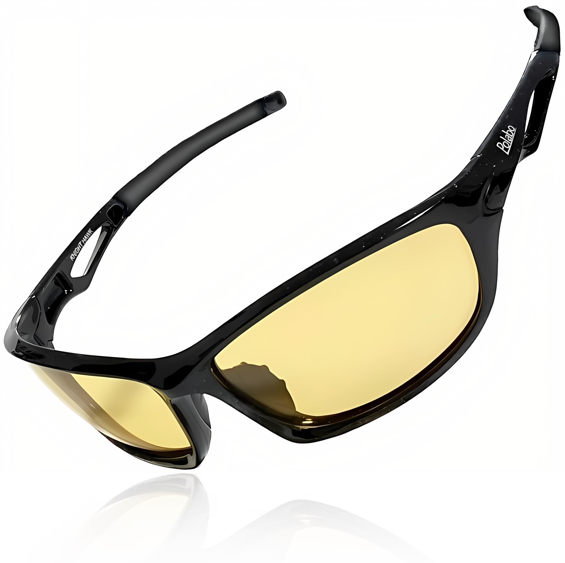 

Солнцезащитные очки для ночных видов спорта Очки для рыбалки TK1K [Король Приключений] Для вождения, [Дизайн Сабаэ/Для ночного использования/Слегка поляризованные] чёрный