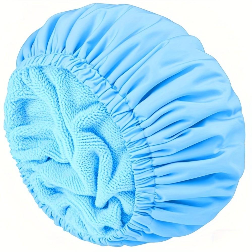 Water Resistant Shower Cap Soft Hair Drying Cap Durable Bathing Cap Home Use