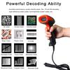 1D 2D Barcode Scanner With Stand Wired Wireless Bluetooth Bar Code Reader Scanning Tool Device For Supermarket Logistics Product