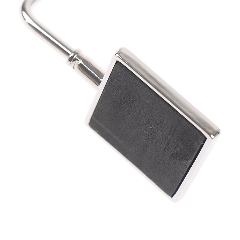 1 st Fyrkantig Metallhängare Krok Hållare Vikbar Väska Handväska Krok Bärbar Bordskrok