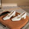 5889 Classic fashion versatile and delicate Mary Jane thick heel high heel square head women's new single shoes women