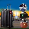 5 Peças de Etiquetas de Bagagem de Avião de Alumínio Amigáveis à TSA Etiquetas de Identificação para Mala de Viagem