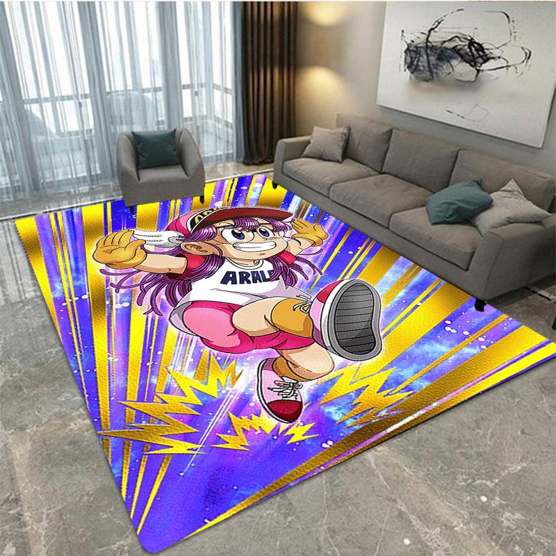 Alfombra de dibujos animados DR Slump Arale Chan, área de ocio para niños, sala de estar, dormitorio, alfombrilla para el asiento, reposacabezas, alfombrilla antideslizante