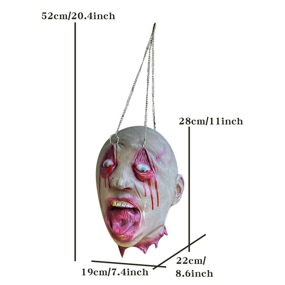Halloween Severed Head Scary Halloween Prop Latex Severed Head Soft Breathable Party Supplies Vivid Design For Halloween 