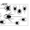 Spider Decoration Halloween Static Window Cling, Black Silhouette Glass Wall Sticker, No Residue Self-Adhesive Decal Spooky Decal, Decor