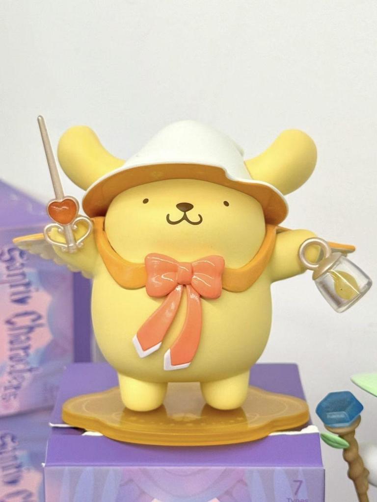 Figurine Cutie Surpriză Seria Iepuraș MINISO - Jucărie Drăguță Mașină cu Gheare, Ornament de Birou, Cadou de Ziua de Naștere