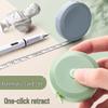 2m Mini Leather Pocket Tape Measure: High-Precision, Multifunctional Ruler for Bust, Waist, and Hips