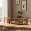 Wooden Display Rack Traditional Tea Table Organizer Decorative Set for Meditation Room