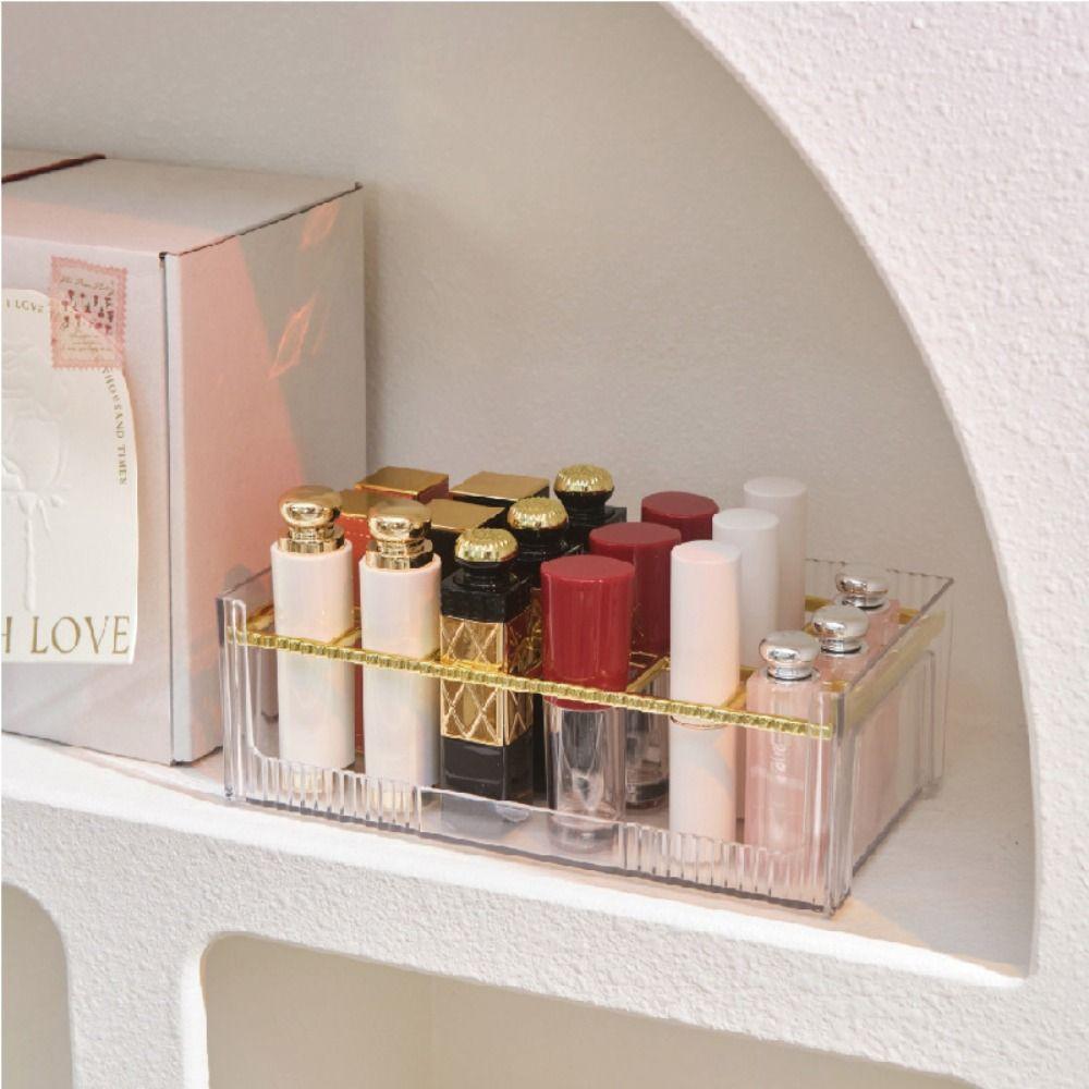 Detachable Lip Gloss Holder 18-Slot Make Up Organizer Durable Cosmetics Container  Home