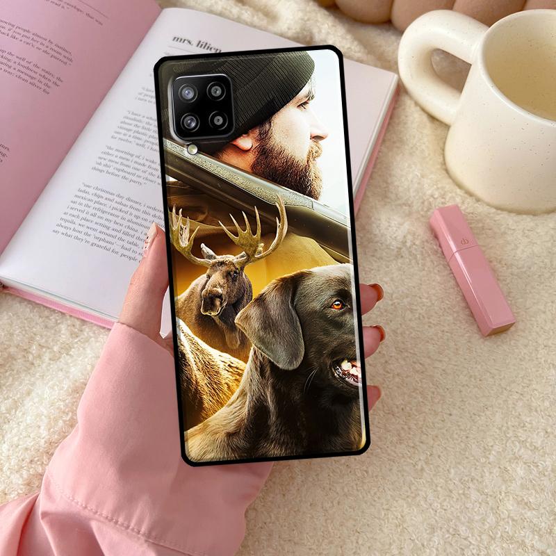 Hunting Animal and Fishing Man For Samsung Galaxy A06 A16 A26 A36 A56 A52 A53 A33 A13 A34 A54 A14 A15 A35 A55 A22 A32 Case