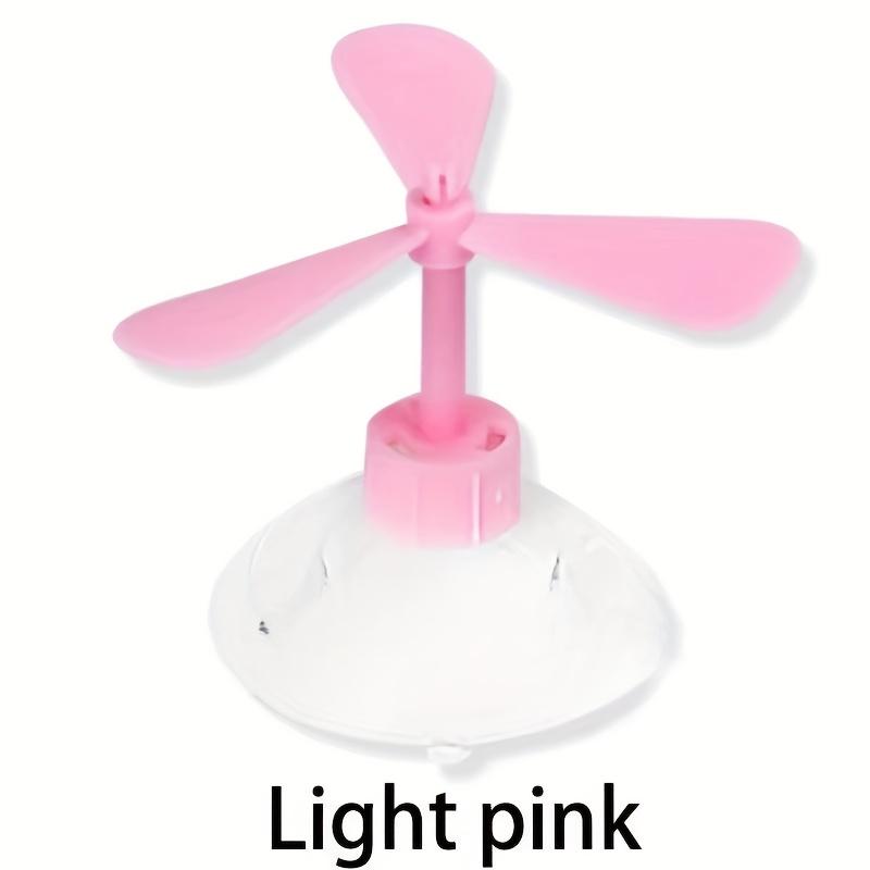 

1pc Creative Suction Cup Motorcycle Helmet Decoration Pinwheel Bicycle Helmet Decoration Propeller Shape Helmet Accessories рожевий