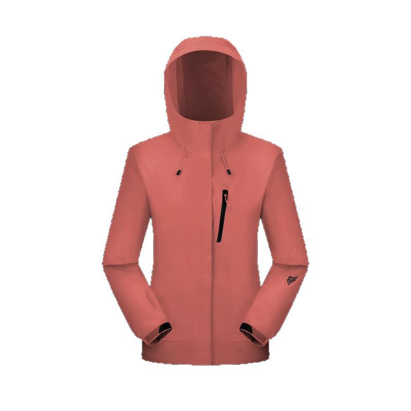 Women's Hooded Windproof Jacket for Spring/Autumn Outdoor Hiking Camping