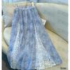 Elegant Lace Splicing Sleeveless Top and Skirt Set for Women - Summer 2026 Collection