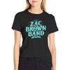 Zac Brown Band T-Shirt Tops Koreanische Mode Weiße T-Shirts für Frauen