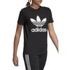 Adidas Originals Originals Trefoil Tee Womens "Black" (Unisex) T-Shirts CV9888