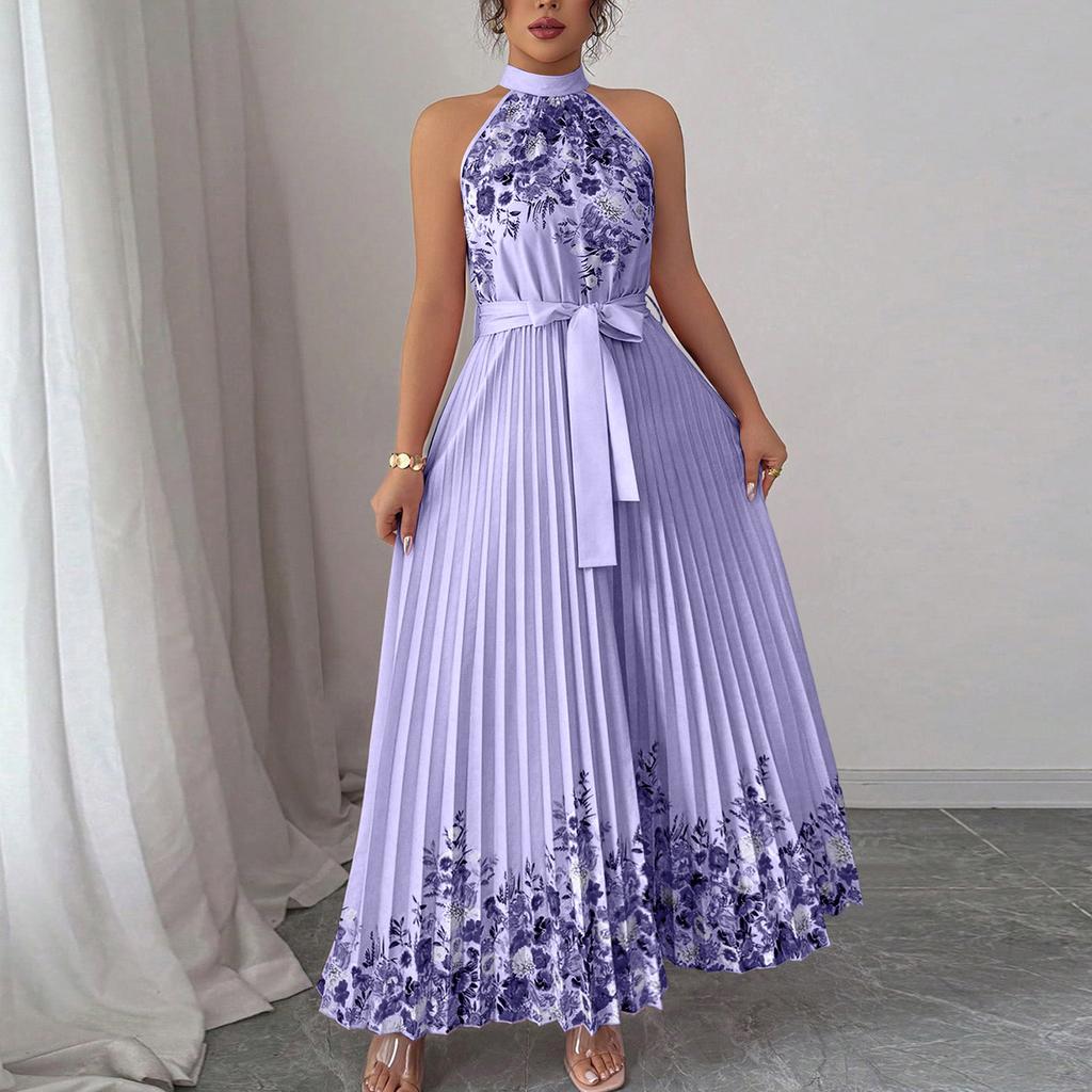 Women's Casual Fashion Sleeveless Retro Retro Dress