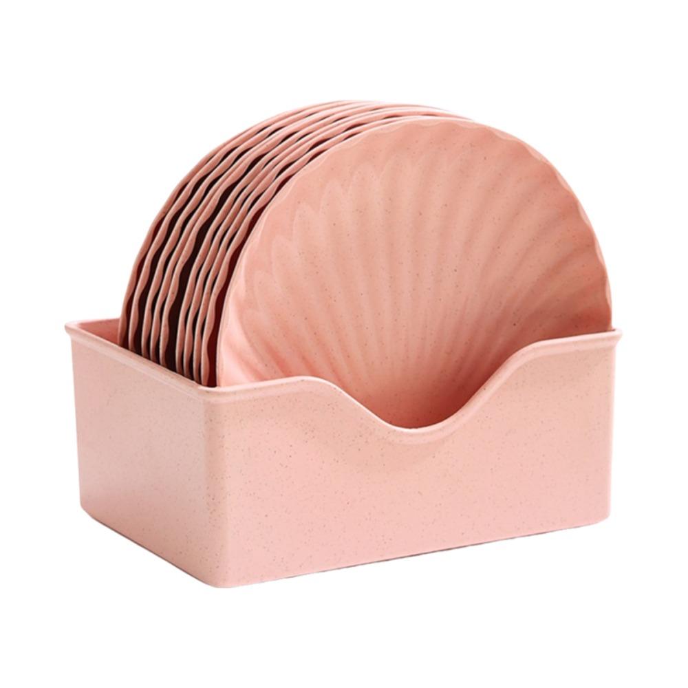 10PCS Nordic Style Snack Tray Microwave-safe Fruit Plate Creative Dinner Dish  Food Scrap