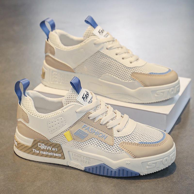 

Мужская модная универсальная повседневная обувь на все времена года, дышащая обувь с толстой подошвой для ходьбы на открытом воздухе, молодежная удобная спортивная обувь для катания на доске 44