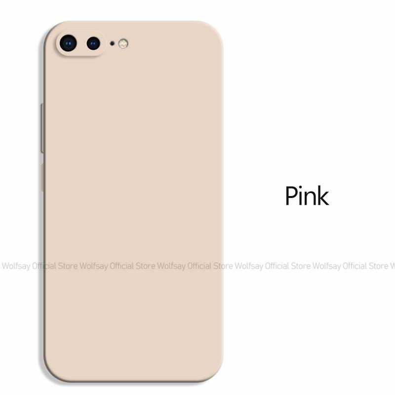 Für iPhone 7 Plus Hülle Für iPhone 7 8 Plus Hülle Luxus TPU Stoßfest Flüssigsilikon Schutzhülle für iPhone 7 Plus