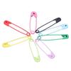 Safety Pins DIY Making Reliable Locking Design Glossy Bright Small Compact Sewing Accessories for Art Project15 Colors