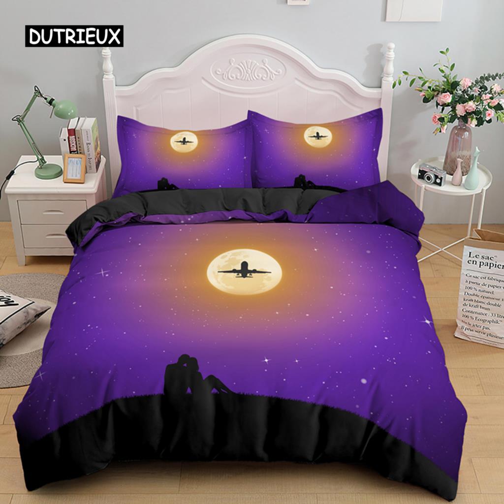 Soft And Comfortable Stylish Pattern Duvet Cover Set With Duvet Cover And Pillowcases King Queen Twin Sizes For Boys Girls And Kids