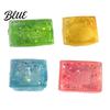 Anxiety Relief Toy Glitter Rectangle Squeeze Soft Stretchy Slow Rising Clear Sensory Stress Ball Classroom Prizes Party Favors