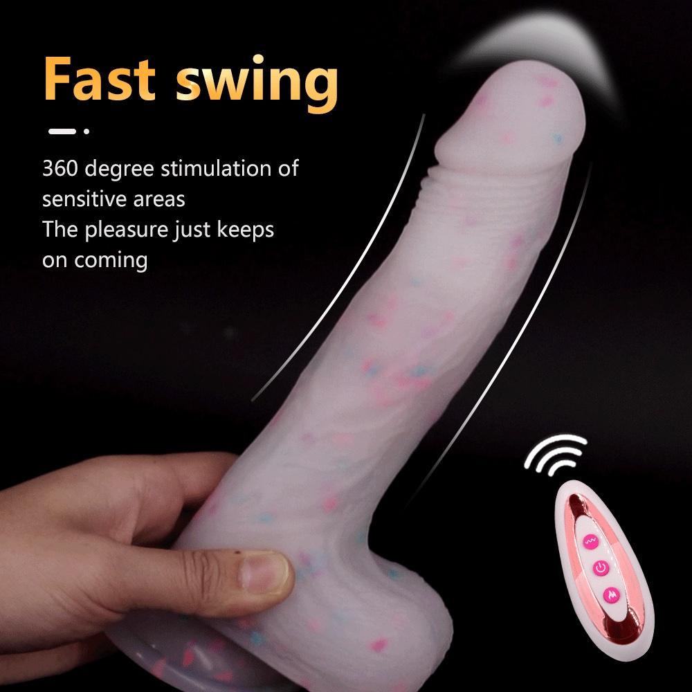 23 cm particule romane telecomandă auto retractabil leagăn simulare falus masturbator silicon penis vibrator vibrator jucării sexuale