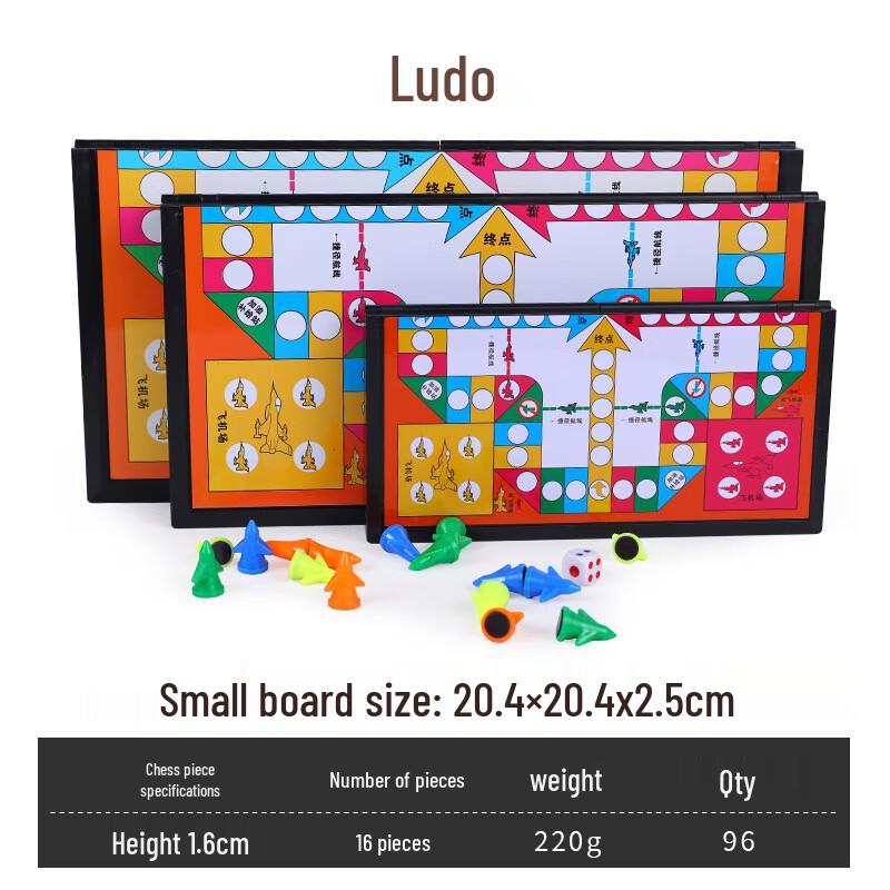 Portable Magnetic Foldable Ludo Game