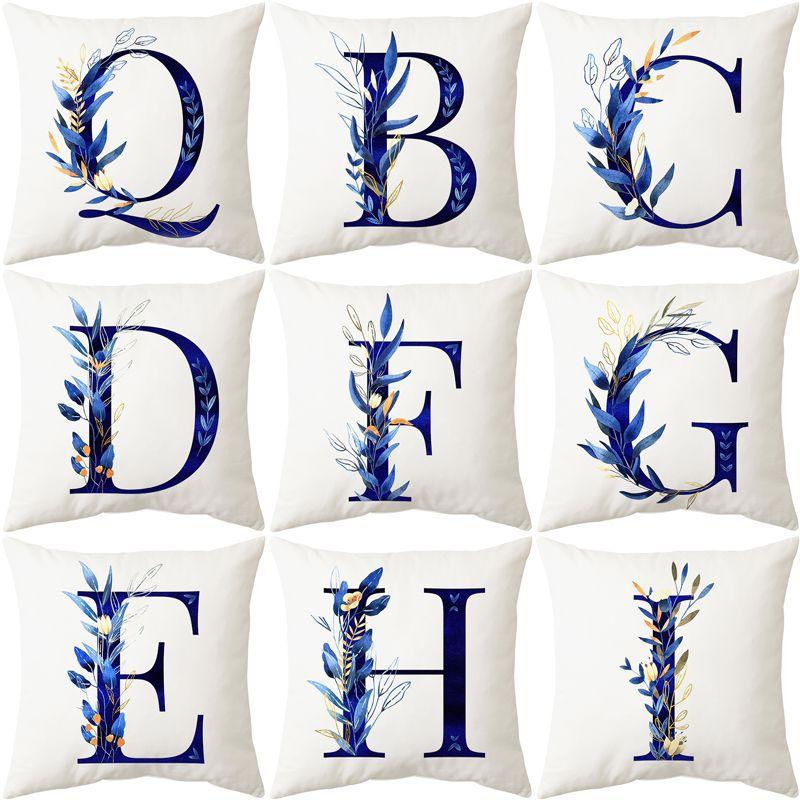 1pcs Creative LED Light Alphabet Series Cushion Cover Simple Home Sofa Valentine’s Day Decorative Throw Pillowcase