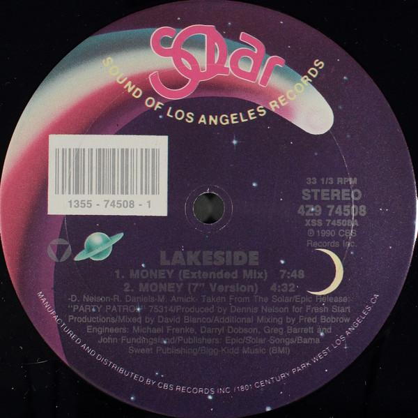 

12inch Record LAKESIDE - Money 4Z974508 Solar 1990 US Dance & Electronica Used