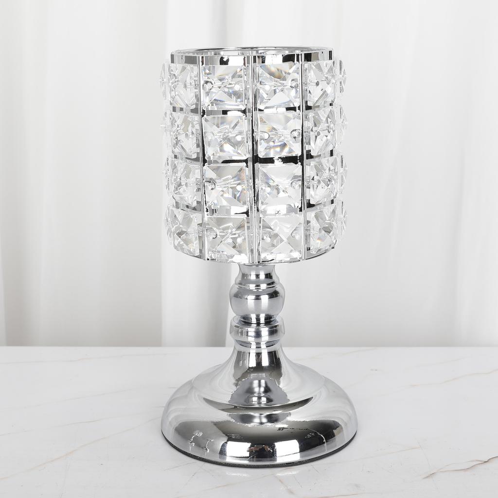 European Gold Crystal Candlestick Home Decor Iron Candlestick Wedding Candlelight Dinner Props Home Decor