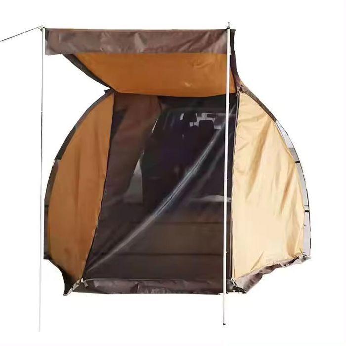 Tenda de carro traseira 5-6 pessoas GI69 Vanit tenda túnel tenda familiar impermeável 520 x 300 x 200 cm castanho