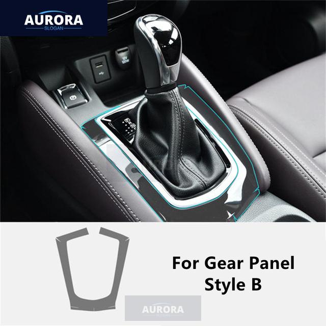 Per NISSAN QASHQAI 14-20 Interni Auto Console Centrale Pellicola Protettiva Trasparente in TPU Pellicola Riparatrice Antigraffio Accessori Modifica
