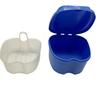 Denture Bath Box Appliance False Teeth Storage Case Rinsing Basket Retainer