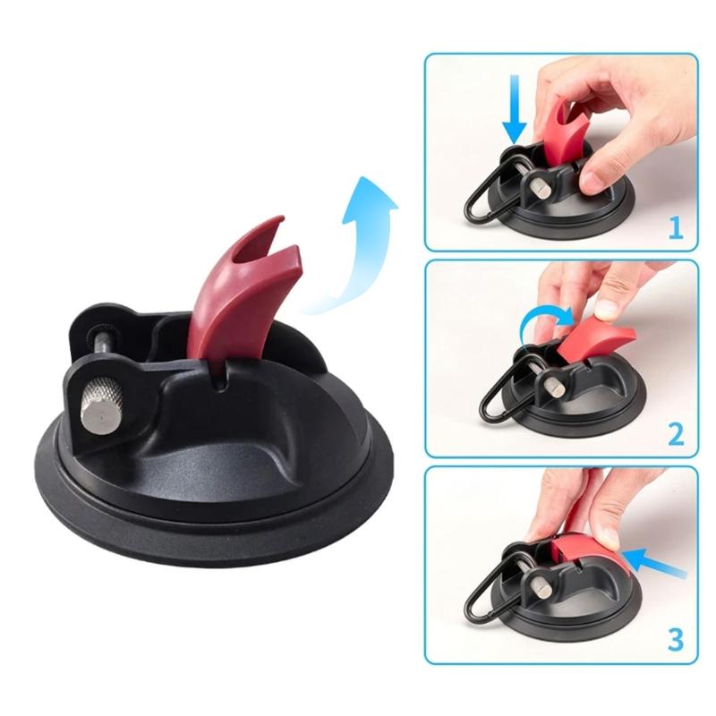 Vacuum Suctions Cup Hook Set Strong SelfAdhesives Door Wall Hangers Hook for Camping, Beach, and Fishing Scenarios